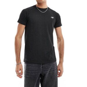 New Balance Men's Knit T-Shirt - Black (Size S)